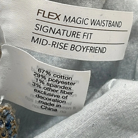 Lane Bryant Flex Magic Waistband Mid Rise Signature Fit Boyfriend Jeans 26 NWT - Picture 14 of 16